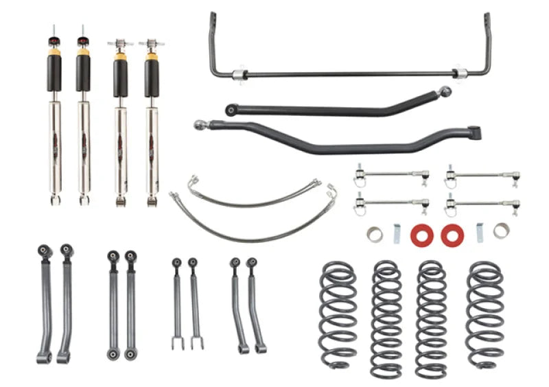 Belltech 07-17 Wrangler Rubicon Unlimited JK 4dr 4in. Lift Lift Kit - Main Product View