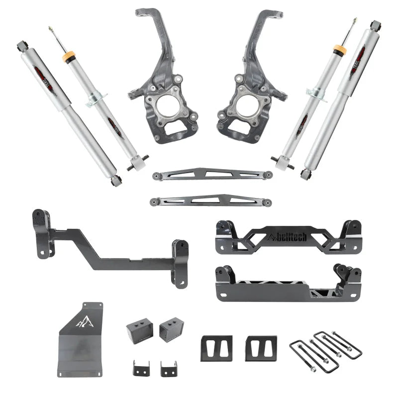 Belltech 15-20 Ford F-150 6in-7in Lift Kit w/ Trail Performance Struts & Shocks - Main Product View