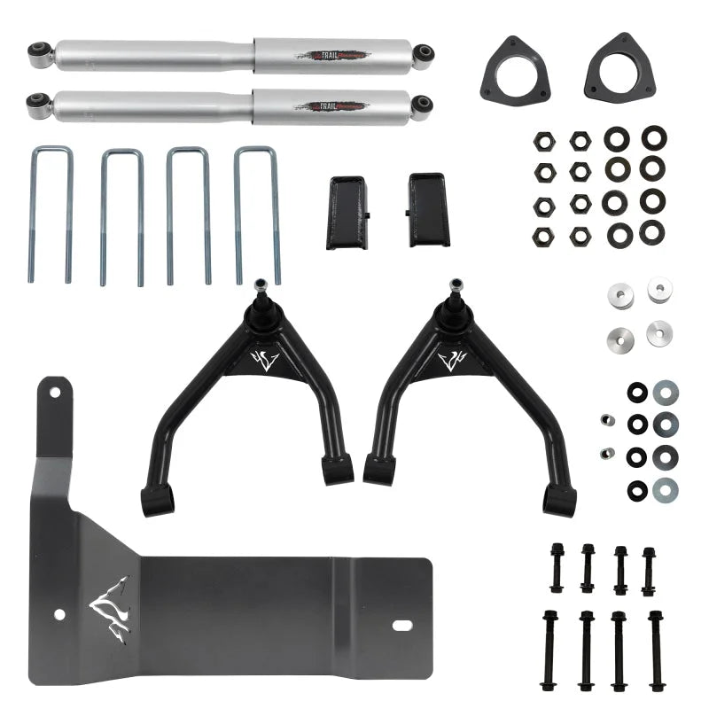Belltech 16-18 Chevrolet Silverado / GMC Sierra 1500 4WD 4in Suspension Lift Kit w/ Shocks - Main Product View