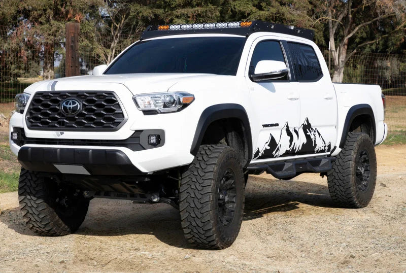 Belltech 16-21 Toyota Tacoma 4WD(Excludes TRD PRO) 4-6in. Lift Lift Kit - Side View