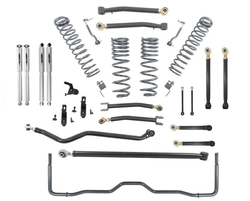 Belltech 18-19 Wrangler Rubicon JL 4dr 4in Trail Performance Lift Kit w/ Rear Sway Bar - Additional View 6