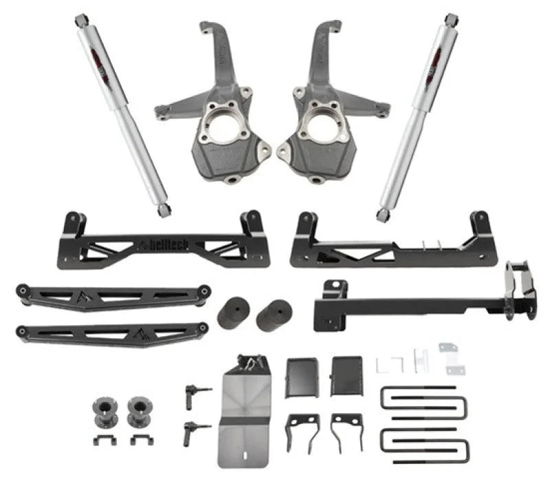Belltech 19-20 Chevrolet Silverado / GMC Sierra 1500 4WD 6in Suspension Lift Kit w/ Shocks - Installation View