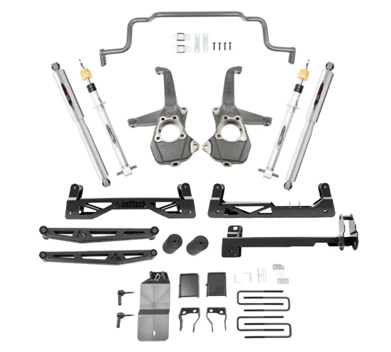 Belltech 19-20 Silverado / GMC Sierra 1500 4WD 6in Suspension Lift Kit w/ Shocks&Fr Swaybar - Main Product View
