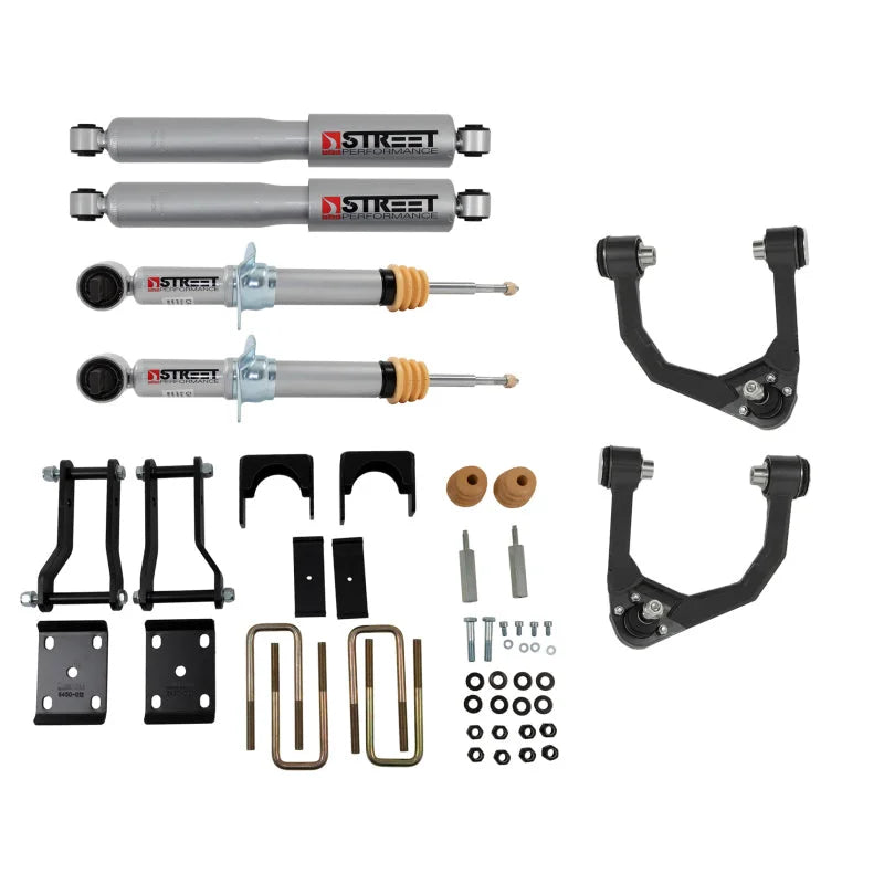 Belltech 19-21 Ford Ranger 4WD (All Cabs) Front And Rear Complete Kit w/ Street Performance Shocks - Main Product View