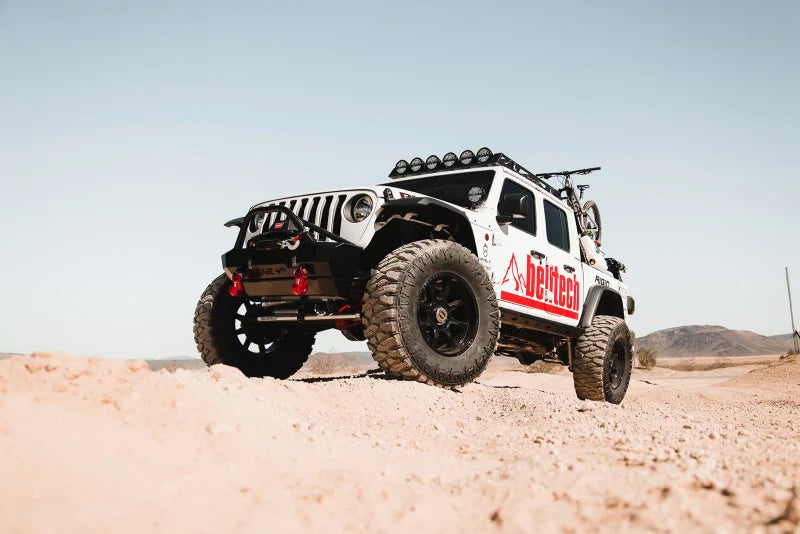 Belltech 20-21 Gladiator JT Rubicon 4in. Lift Lift Kit w/ Trail Performance Shocks - Installation View