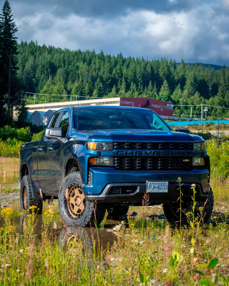 Belltech 2019-2021 Chevrolet Silverado / Sierra 4wd 4in Lift Kit Shocks Only - Back View