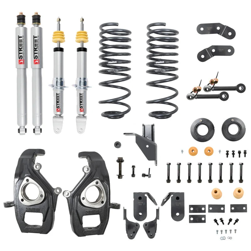 Belltech 2019+ RAM 1500 2WD Lowering Kit - 3-4in Front 4-5in Rear - Main Product View