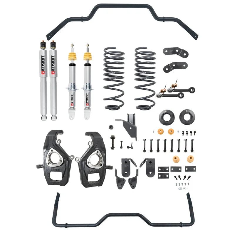 Belltech 2019+ RAM 1500 2WD/4WD Lowering Kit w/ Street Performance Shocks - 3-4in Front 4-5in Rear - Main Product View