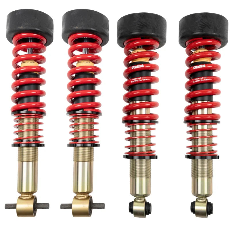 Belltech 2021+ Chevrolet Suburban / GMC Yukon XL 2WD/4WD 0.5in-3in F / 1in-4.5in R Perf Handling Kit - Back View
