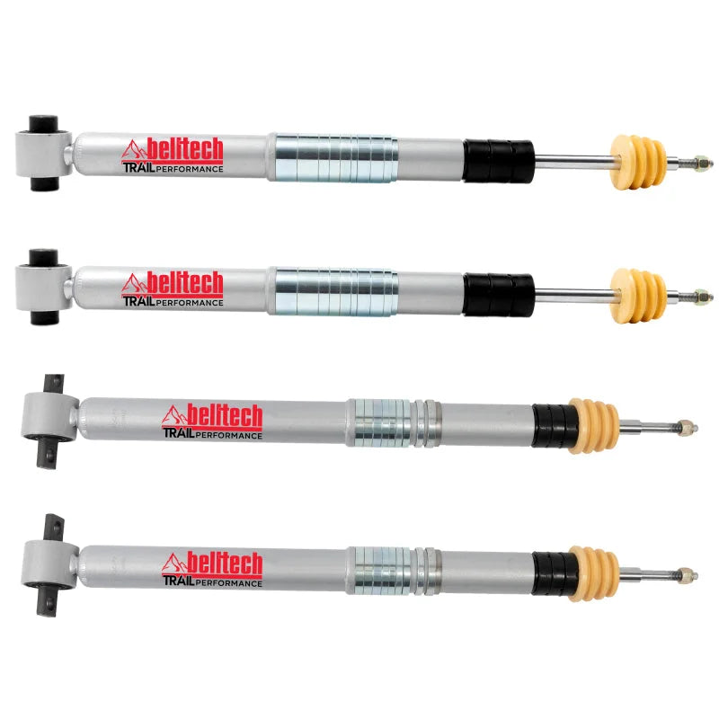 Belltech 21-25 Ford Bronco Trail Performance Shock Set - 4-7.5in Front 3-6.5in Rear - Main Product View