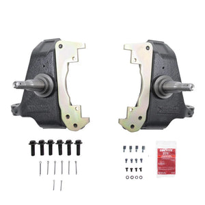 Belltech 3in. Drop Spindle Set (Single Piston Brake Setup) fits 1988-1998 Chevrolet C1500 / 1988-1998 GMC C1500 Sierra - M...