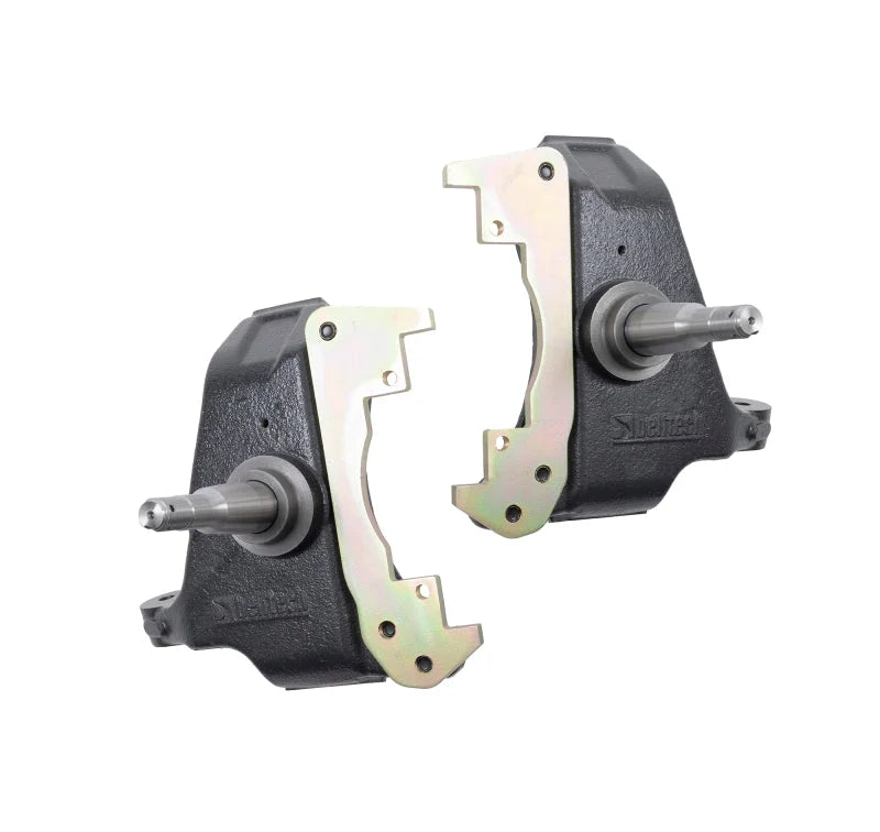 Belltech 3in. Drop Spindle Set (Single Piston Brake Setup) fits 1988-1998 Chevrolet C1500 / 1988-1998 GMC C1500 Sierra - I...