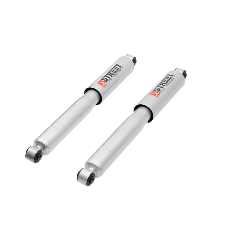 Belltech Coilover Kit 07-18 GM Sierra 1500 All Cabs/Short Bed F -1in to -3in / R 2in to -2in 2/4WD - Back View