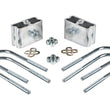 Load image into Gallery viewer, Belltech LOWERING BLOCK KIT 3inch WITH 2 DEGREE ANGLE - Side View