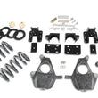 Load image into Gallery viewer, Belltech LOWERING KIT 14 Silverado/Sierra Ext/Crw Cab 2WD 3in or 4in Ft/5in or 6in Rr w/o Shocks - Side View