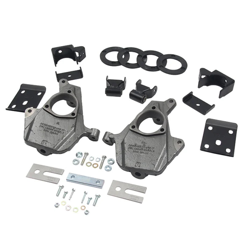 Belltech LOWERING KIT 16.5-17 Chevy Silverado Crew Cab 2WD 3-4F / 7R - Main Product View