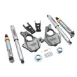 Load image into Gallery viewer, Belltech LOWERING KIT 16.5-18 Chevy Silverado/Sierra All Cab 2in F / 2or3in R w/ Street Perf Shocks - Side View