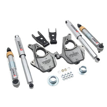 Load image into Gallery viewer, Belltech LOWERING KIT 16.5-18 Chevy Silverado/Sierra All Cab 2in F / 2or3in R w/ Street Perf Shocks - Side View