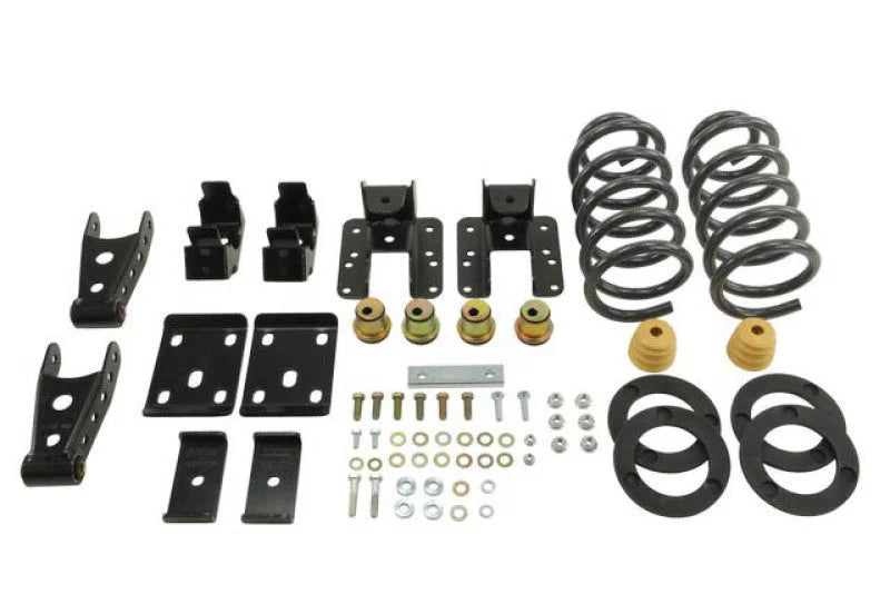 Belltech LOWERING KIT 2014 Silverado/Sierra Std Cab 2WD 1in or 2in Front/4in Rear w/o Shocks - Main Product View