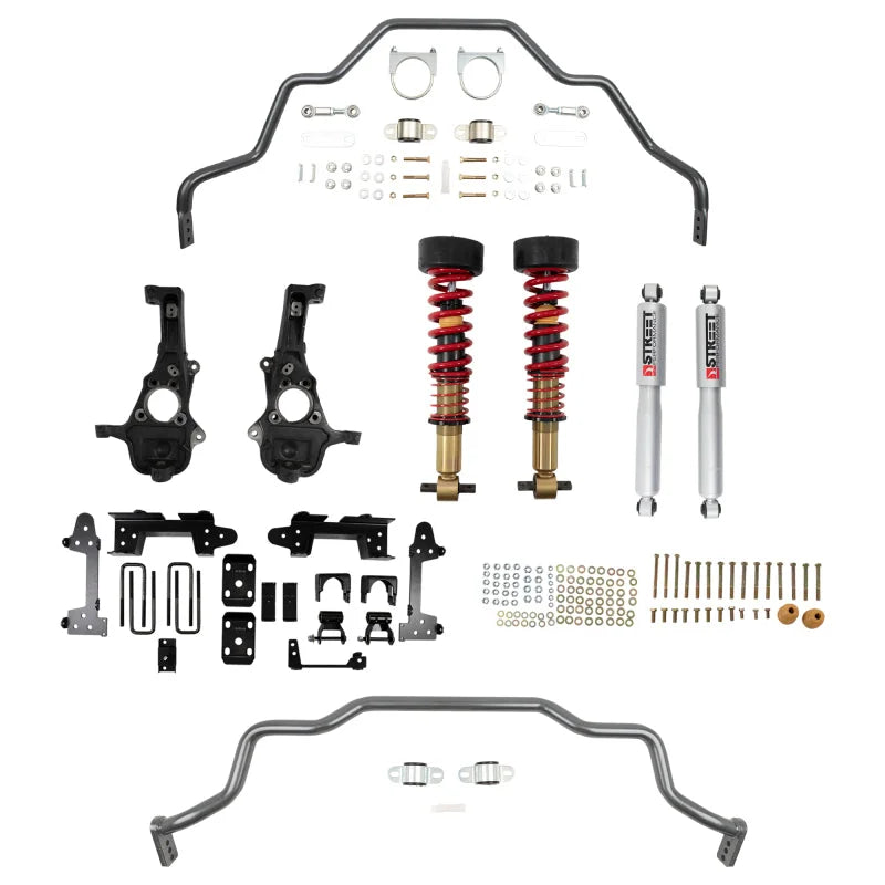 Belltech LOWERING KIT 2019+ GM Silverado / Sierra 1500 2WD All Cabs - 2-5in Fr / 6in R - Main Product View