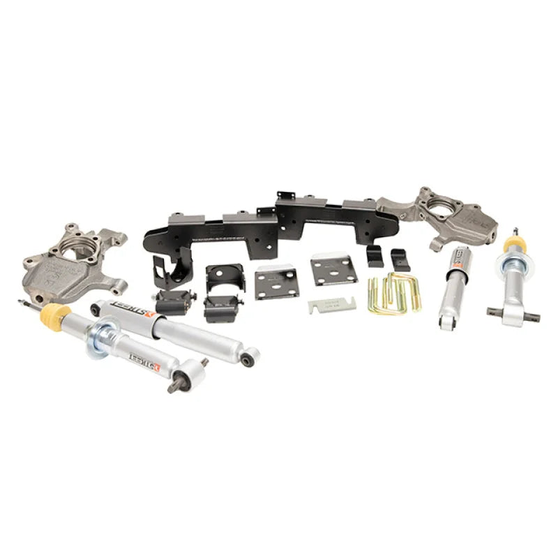 Belltech LOWERING Kit 2019 Chevy Silverado 1500/GMC Sierra 1500 4x4 4in Front/6in Rear - Main Product View