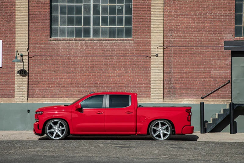 Belltech LOWERING Kit 2019 Chevy Silverado 1500/GMC Sierra 1500 4x4 4in Front/6in Rear - Side View