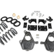 Load image into Gallery viewer, Belltech LOWERING KIT 14 Chev/GM Silverado/Sierra Std Cab 2WD 3in or 4in Frnt/7in Rear w/o Shocks - Side View