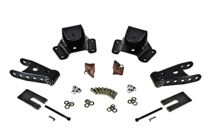 Belltech SHACKLE AND HANGER KIT 75-91 GM C30 CrewCab/Dually 4inch - Main Product View