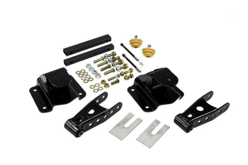 Belltech SHACKLE AND HANGER KIT 94-99 RAM 1500 XtdCab 4inch - Main Product View