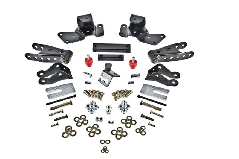Belltech SHACKLE AND HANGER KIT 97-00 C2500/3500 non dually 4inch - Main Product View