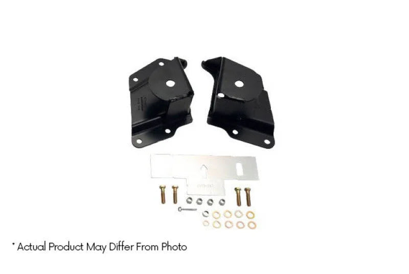 Belltech SHACKLE AND HANGER KIT 99-06 GM/GMC 1500 EXT CAB 3inch - Back View