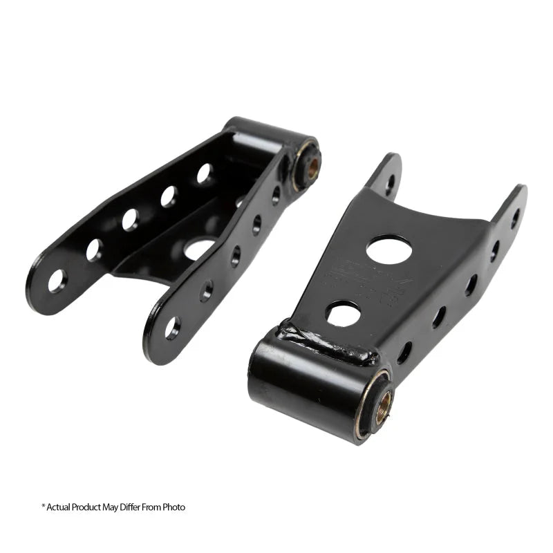 Belltech Shackle kit 2011+ Chevrolet Silverado/Sierra 3/4 Ton Pickup 1in Rear Drop - Back View