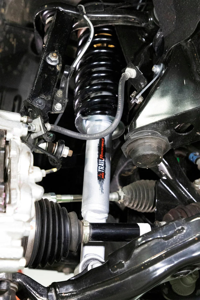 Belltech Trail Performance Lifting Strut 16-20 Toyota Tacoma 4WD 4-6IN - Front - Installation View