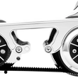 Load image into Gallery viewer, Belt Drives 2" Drive Belt - Black M18S-B - Side View