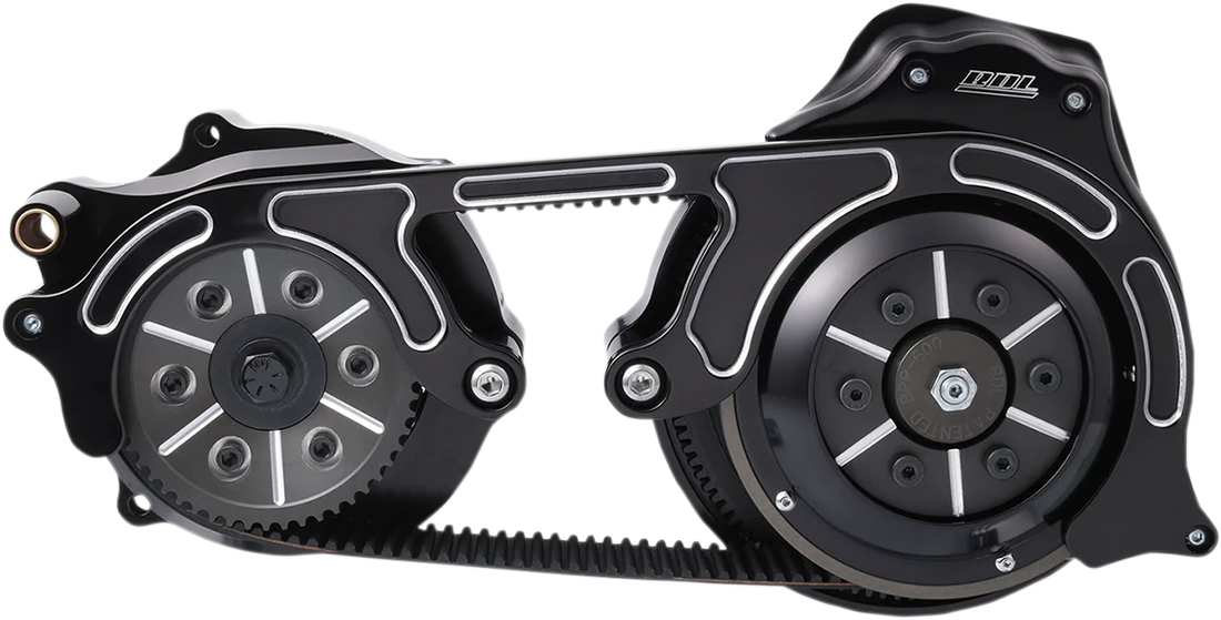 Belt Drives 2" Drive Belt - Black TC2PS-2-B - Side View