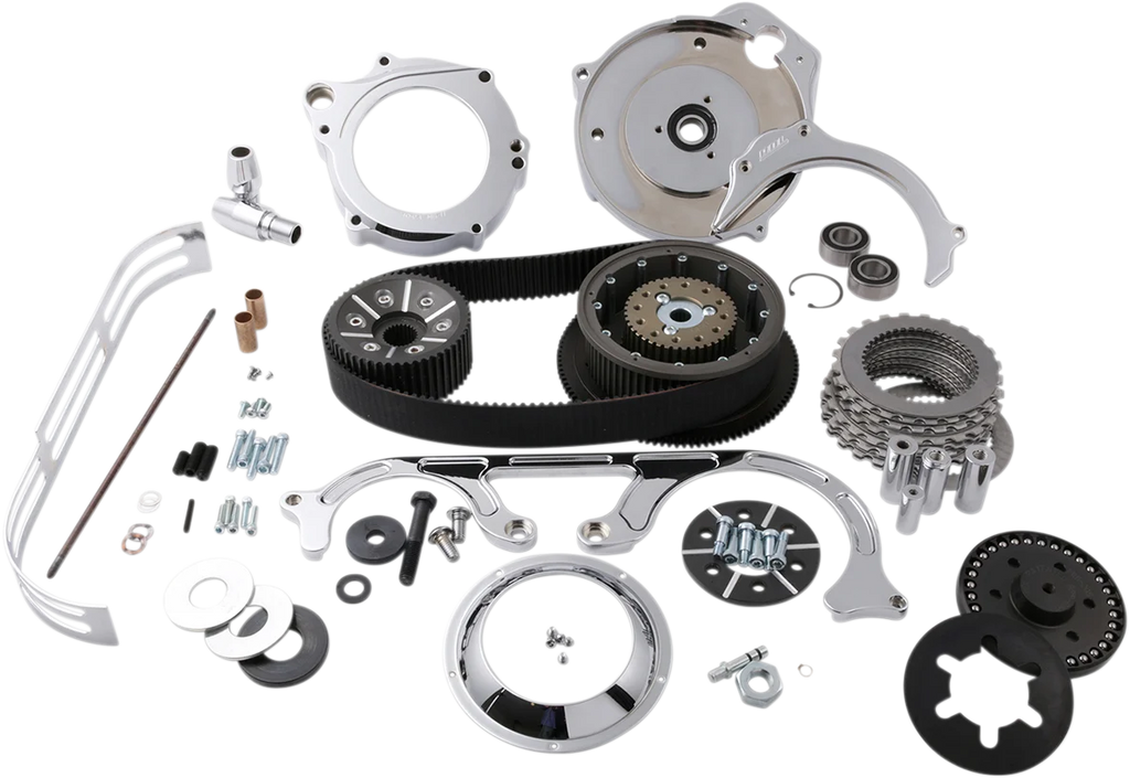 Belt Drives 2" Drive Belt - Chrome TC2PB-2-C - Main Product View