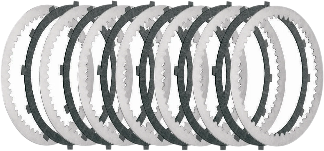 Belt Drives Clutch Plates - '98-'17 Big Twin BTX-14 - Side View