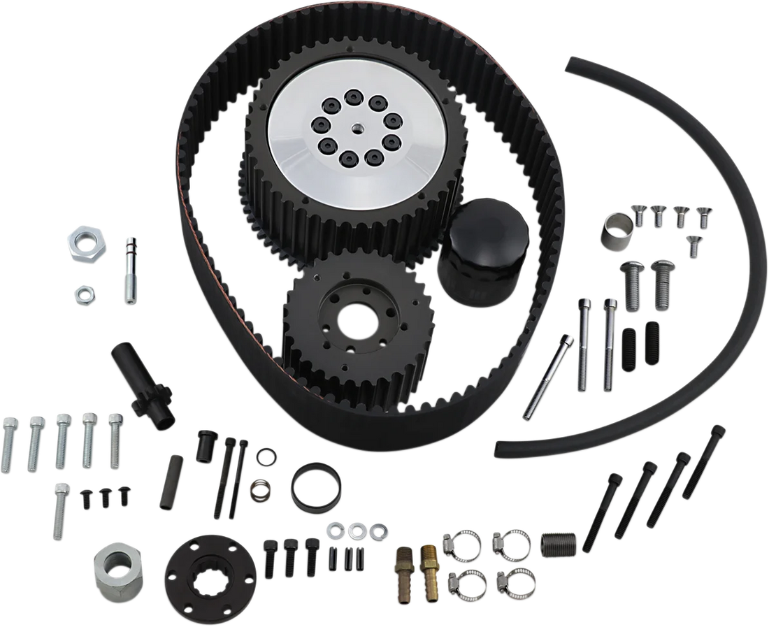 Belt Drives Monster Belt Drive with Side Guard - 3/8" TF-1000 - Side View