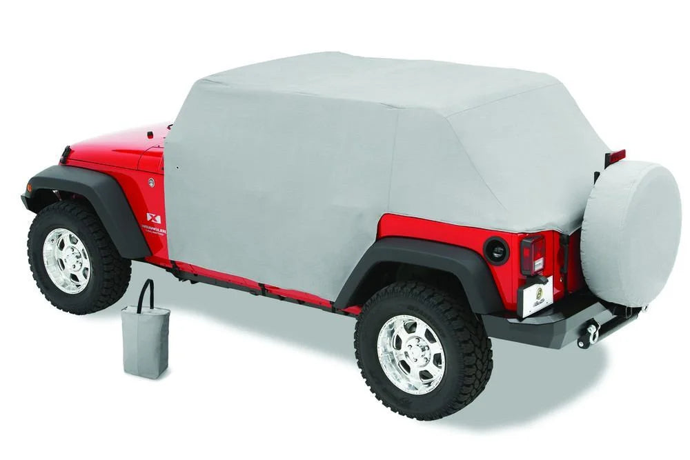 Bestop All Weather Cover (Charcoal / Gray) 81038-09 fits 2004-2006 Jeep Wrangler TJ Unlimited - Side View