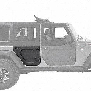 Bestop Core Doors (Rear Right Lower Door, Black) 587.30 fits 2007-2017 Jeep Wrangler - Detail View