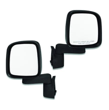 Load image into Gallery viewer, Bestop Door Mirror Set (Black; ABS Composite) 51261-01 fits 1987-1995 Jeep Wrangler YJ / 1997-2006 Jeep Wrangler TJ