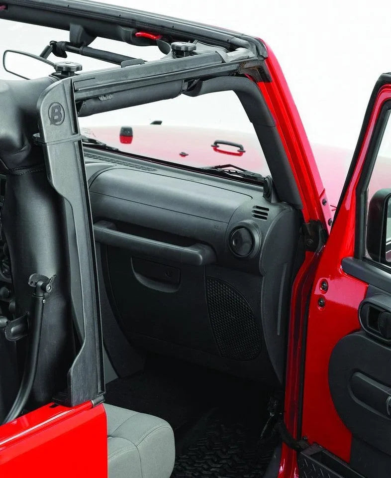 Bestop Door Surrounds (Set of 2) 55010-01 fits 2007-2017 Jeep Wrangler