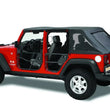 Load image into Gallery viewer, Bestop Element Doors - (Front Doors ; Satin Black) 51810-01 fits 2007-2017 Jeep Wrangler