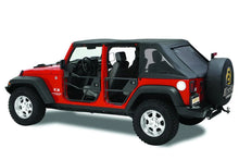 Load image into Gallery viewer, Bestop Element Doors - (Rear Doors; Satin Black) 51811-01 fits 2007-2017 Jeep Wrangler - Side View