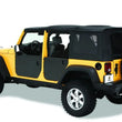 Load image into Gallery viewer, Bestop Element Panels (Rear Doors; Black) 51804-01 fits 2007-2017 Jeep Wrangler - Side View
