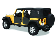 Load image into Gallery viewer, Bestop Element Panels (Rear Doors; Black) 51804-01 fits 2007-2017 Jeep Wrangler - Side View