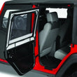 Load image into Gallery viewer, Bestop Element Upper Doors - (Rear Doors; Black Diamond) 51806-35 fits 2007-2017 Jeep Wrangler - Side View