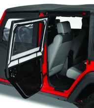 Load image into Gallery viewer, Bestop Element Upper Doors - (Rear Doors; Black Diamond) 51806-35 fits 2007-2017 Jeep Wrangler - Side View