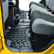 Load image into Gallery viewer, Bestop Floor Mats - Rear (Black) 51504-01 fits 2007-2017 Jeep Wrangler - Side View