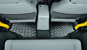 Bestop Floor Mats - Rear (Black) 51510-01 fits 1997-2006 Jeep Wrangler